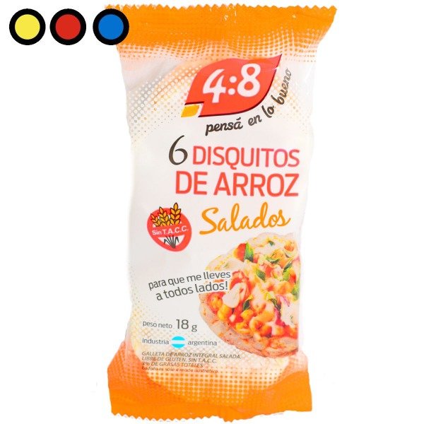 Producto - DISQUITOS DE ARROZ SALADOS 18GR 4.8