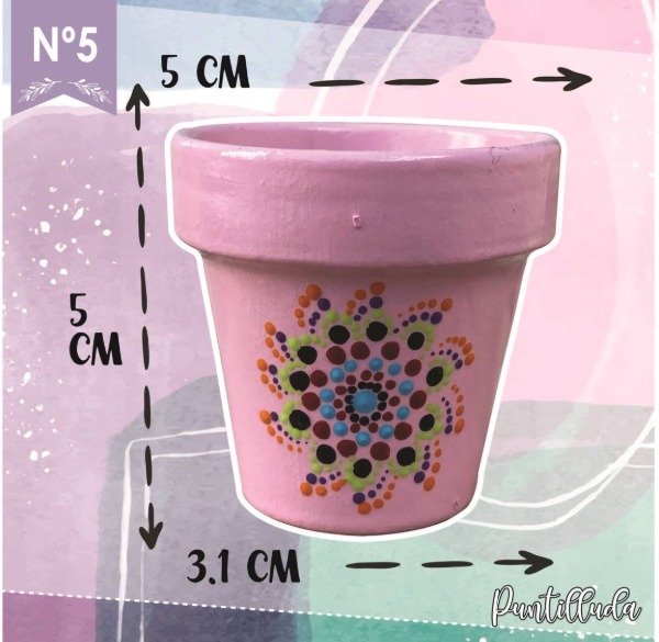 Producto - Maceta Número 5 (Lista para regalar)