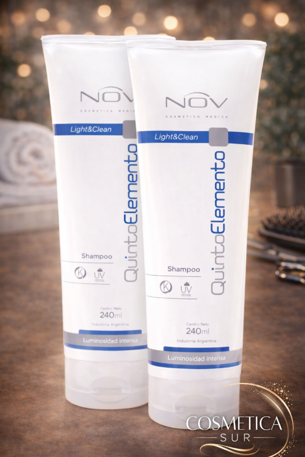 Producto - shampo quinto elemento nov (Light y Clean) x 240 ml