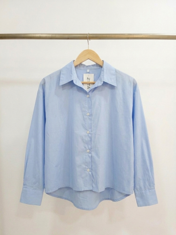 Producto - Camisa lisa celeste - 0