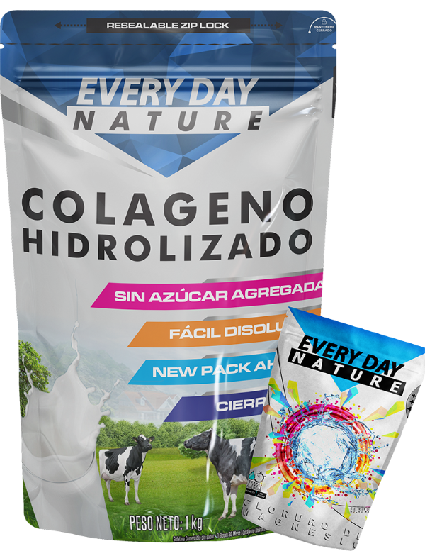 Producto - Colageno Hidrolizado 1 Kg + Cloruro Magnesio 250 Grs EDN