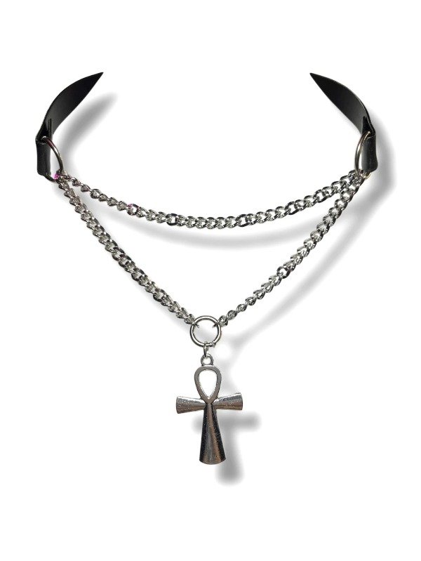 Producto - Chocker Ankh Cruz