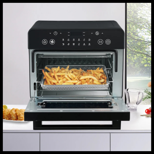 Producto - Horno Grill Freidora Atma 17 Lts 1800 W Función Spiedo Negro