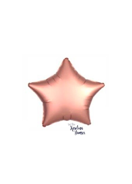 Producto - Globo Estrella Rosa Gold Satinada 18"