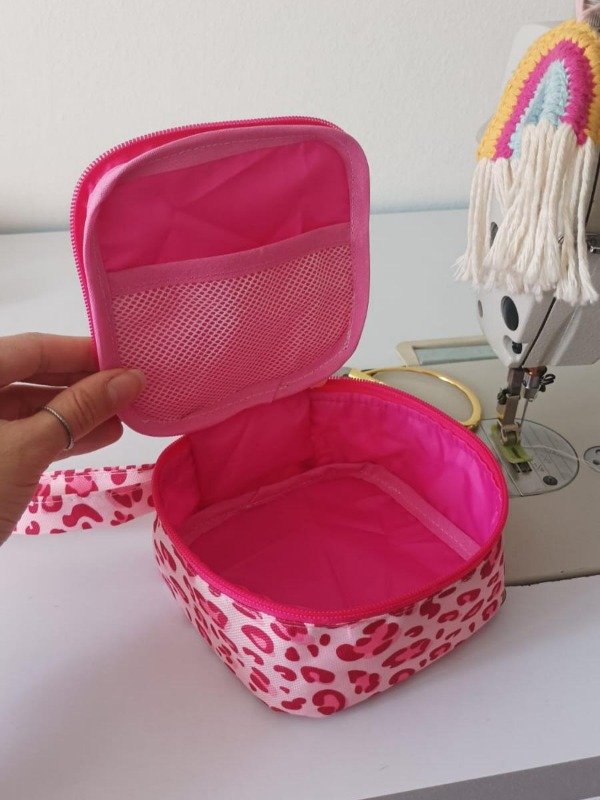 Producto - Estuche box mini animal print rosa