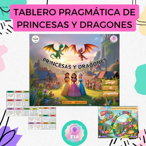 Producto - Princesas y dragones tablero pragmática