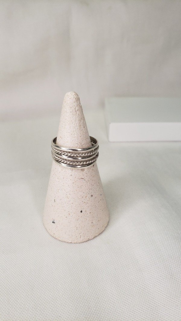 Producto - Anillo cinco en uno plata