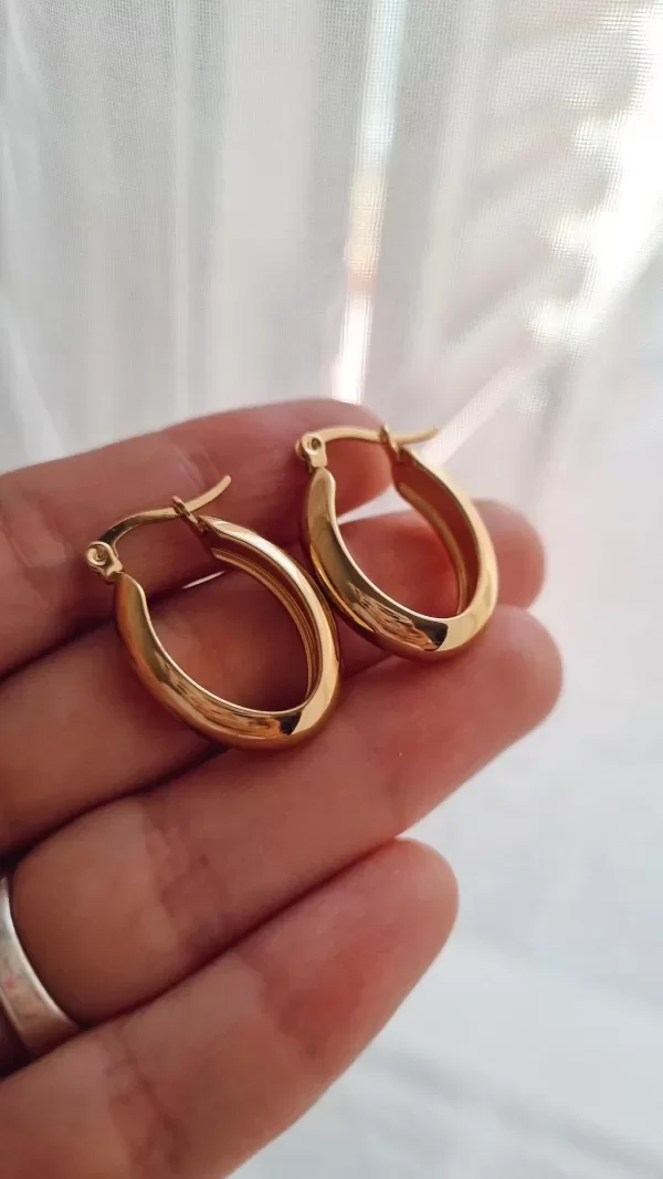 Producto - Aros bombe ovalados ad 2cm aprox