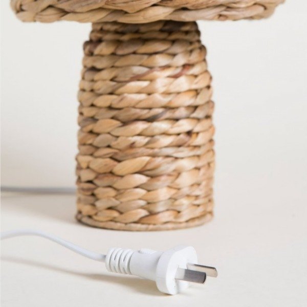 Producto - LAMPARA DE MESA  NATURAL 24X21 CM - 5