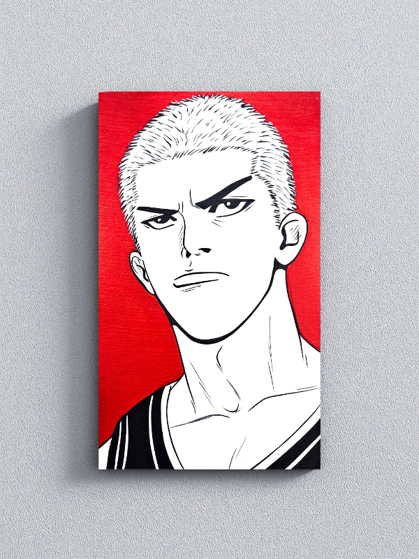 Producto - Cuadro Hanamichi Sakuragi  -Slam Dunk- (color)