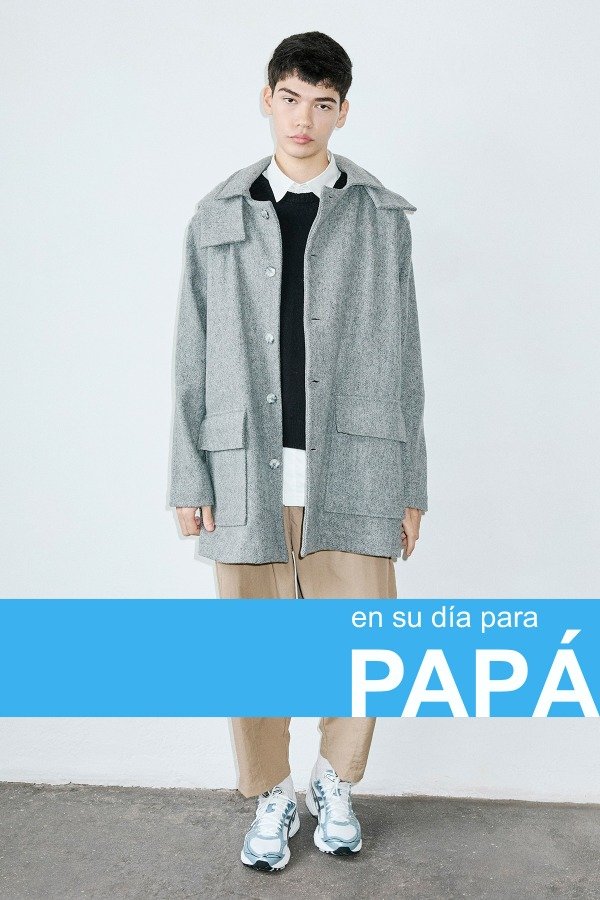 Producto - Campera Parka Paño Lana FW26