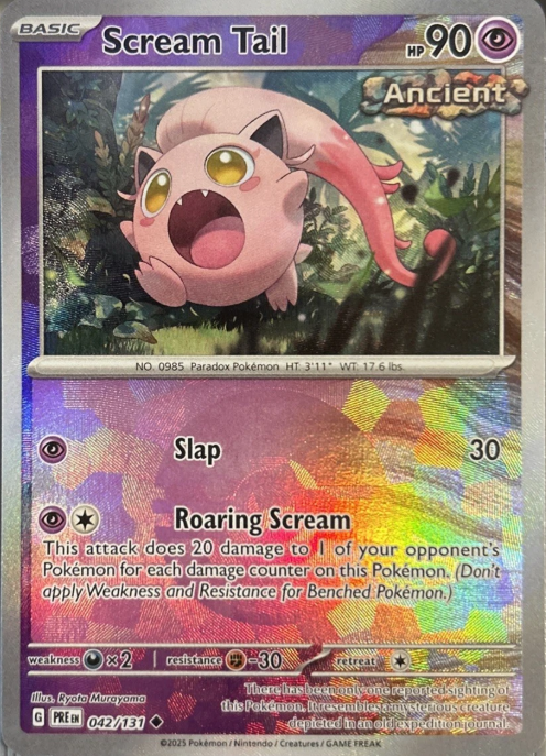 Producto - Scream Tail (Poke Ball Pattern) - 042/131 - Prismatic Evolutions - Holo