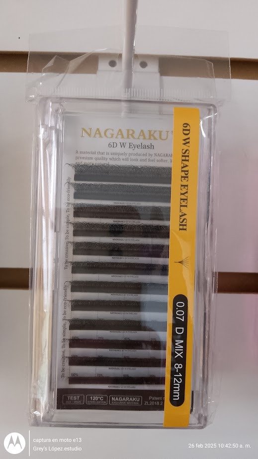 Producto - pestañas nagaraku 6D mix