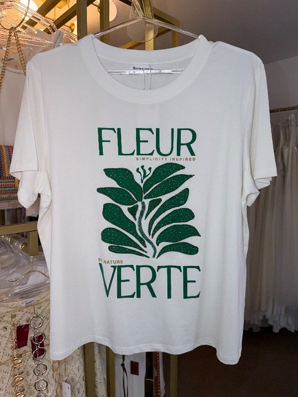 Producto - Remera fleur verte