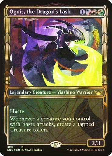 Producto - Ognis, the Dragon's Lash (Showcase Gilded Foil)