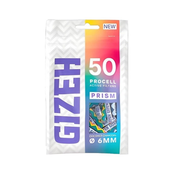 Producto - GIZEH FILTROS CARBON ACTIVADO COLORS 6MM X50U