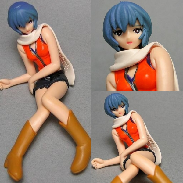 Producto - Rei Ayanami Casual Clothes Ver. - EVANGELION Mini Gashapon (BANDAI)