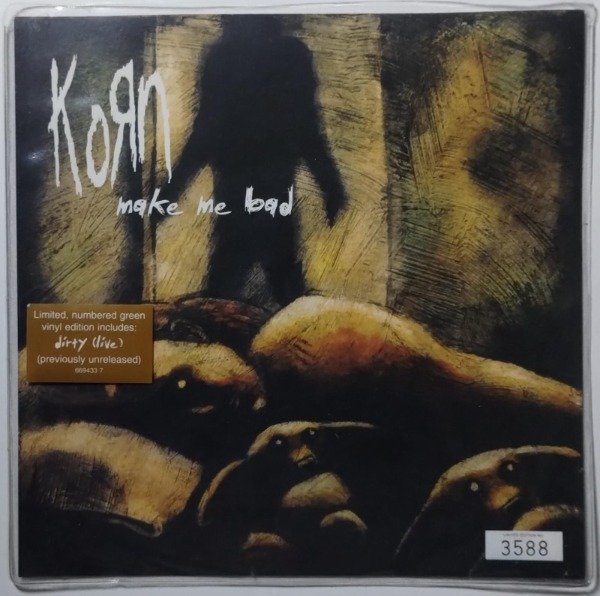 Producto - KORN Make Me Bad Disco Simple 7 VERDE UK 2000 Ltd Completo - 0
