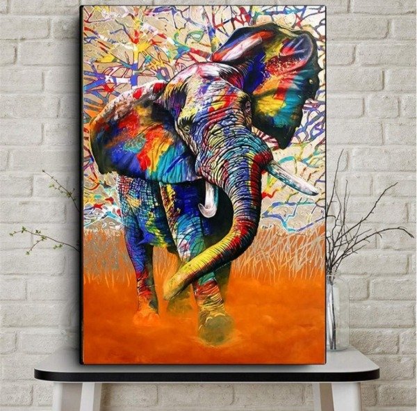 Producto - Diamond painting Elefante 40x50cm