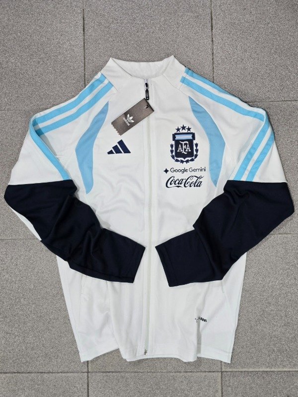 Producto - Campera Selección Argentina Blanca Mundial 2026