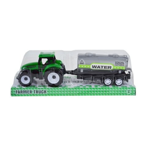 Producto - TRACTOR CON ACOPLADO A FRICCION EN BURBUJA 22X7X6CM