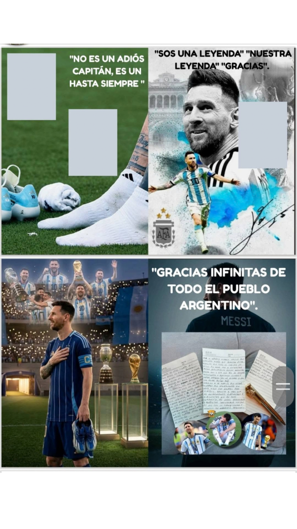 Producto - ÁLBUM DE FIGURITAS GRACIAS MESSI - 2