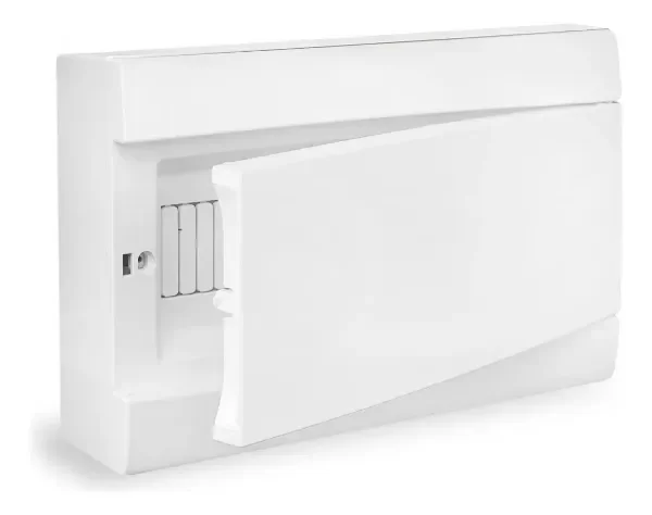 Producto - Caja Termica PVC Exterior 12 Bocas Blanca con Puerta - Genrod