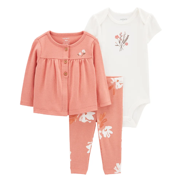 Producto - Set Carters 3 Piezas Coral