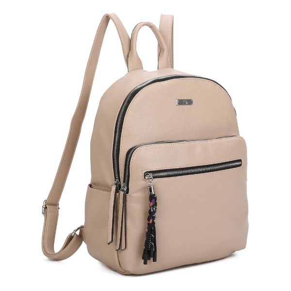 Producto - Mochila Bag stage beige ecocuero