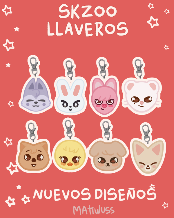 Producto - skzoo llaveritos NUEVO DISEÑO