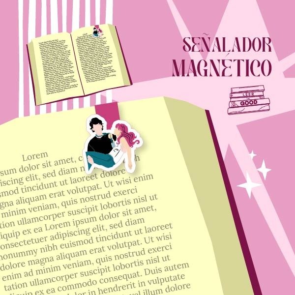 Producto - Señalador Magnético - La química del amor
