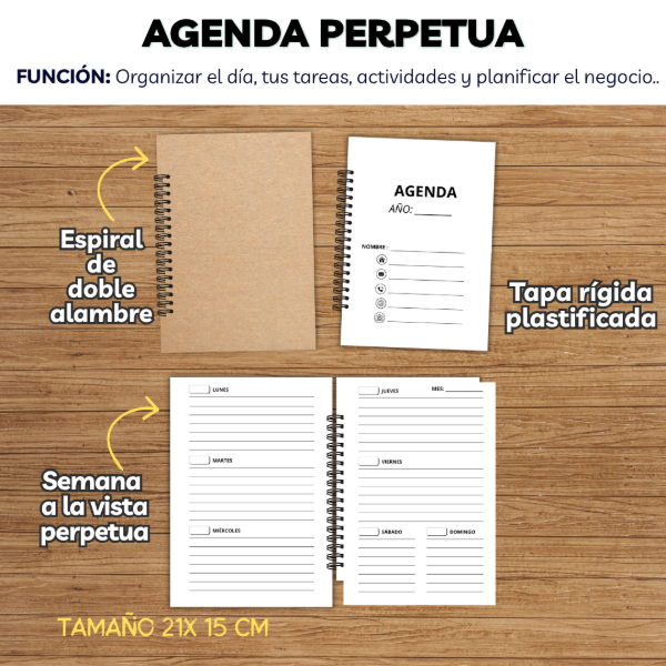 Producto - Kit Emprendedor Completo: Papelería Para Negocios Kraft - 1