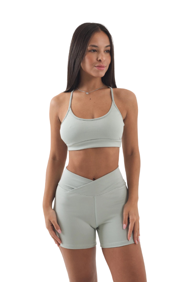 Producto - Combo Short + top Verde Salvia - Zt