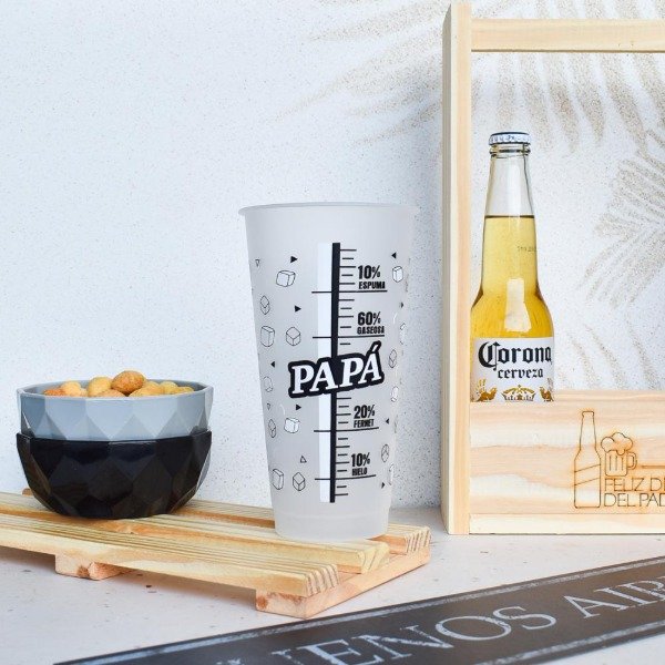 Producto - VASO XL PLÁSTICO FIESTA DIA DEL PADRE SURTIDO 750 CC