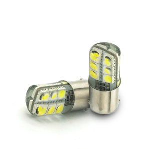 Producto - BLISTER X 2 P21W 6 LED 5050 SILICONADO BLANCO 12V LED12498SIL