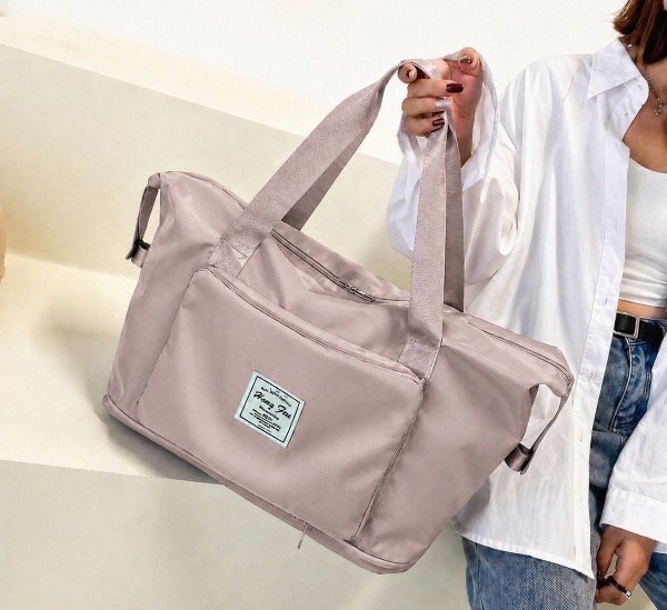 Producto - BOLSO IMPERMEABLE EXTENSIBLE - NUDE