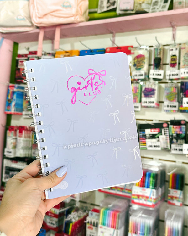 Producto - Cuaderno A5 semirigido girls
