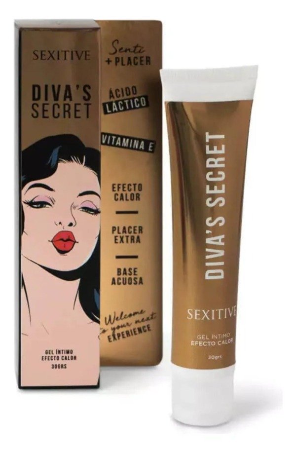 Producto - LUBRICANTE FEMENINO DIVAS EFECTO CALOR