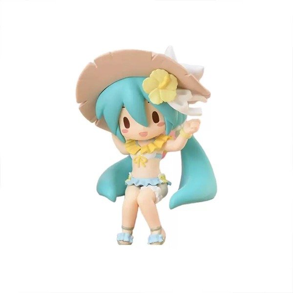 Producto - Figura Miku Hatsune con gtraje de baño chibi (7cm)