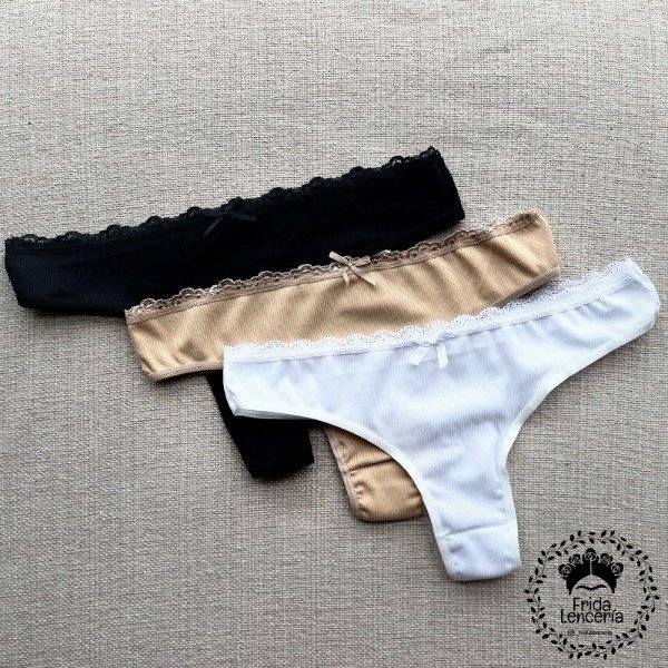 Producto - Pack Colaless c/ puntilla