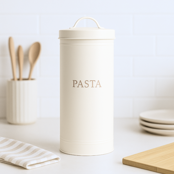 Producto - Lata para Pasta Vintage Beige