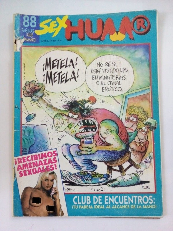 Producto - Sex Humor #217 - Agosto 1993 - Tabaré Langer Quattordio