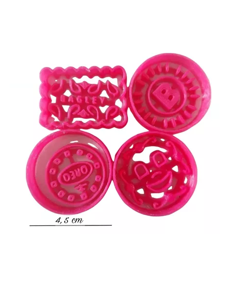 Producto - CORTANTE MARCADOR PLASTICO SET GALLETITAS X 4