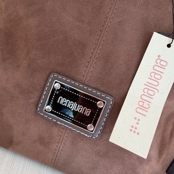 Producto - Cartera mediana símil gamuza - 3