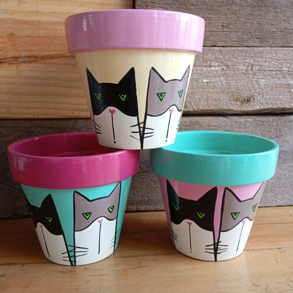 Producto - Maceta GATITOS