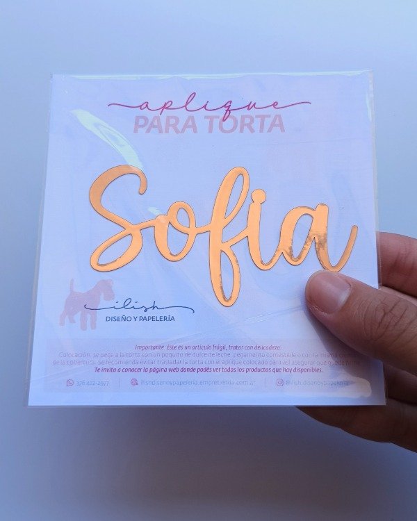 Producto - Aplique Sofia