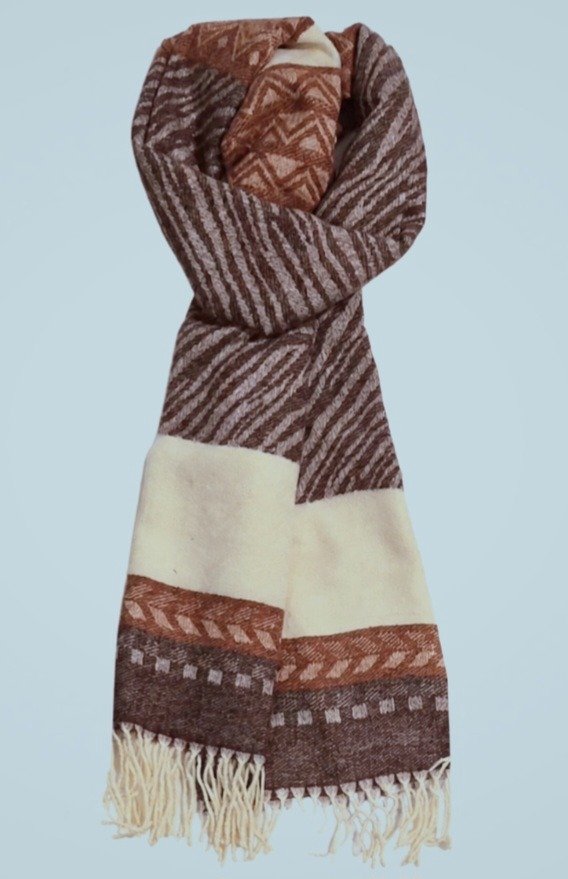 Producto - Pashmina estampada (chocolate)