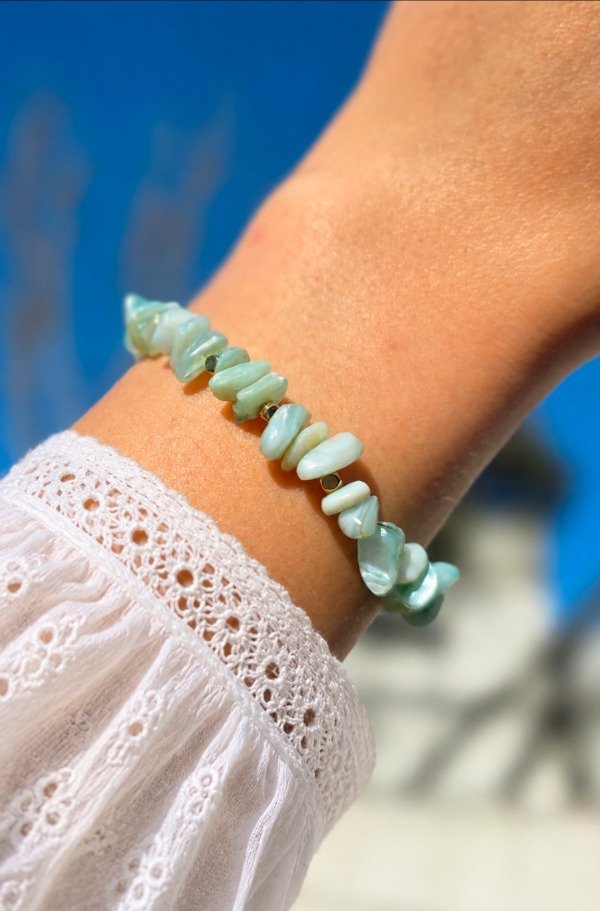 Producto - Pulsera de Escallas de Cuarzo - Amazonita