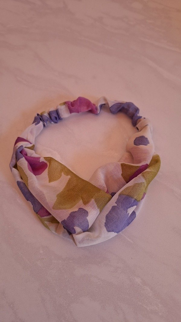 Producto - Turbante flower lilas