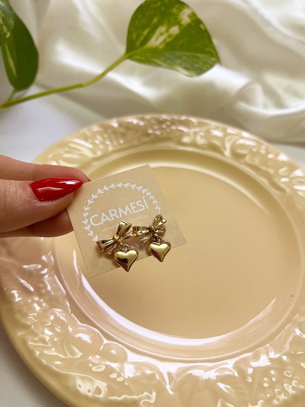 Producto - Aros moño corazón